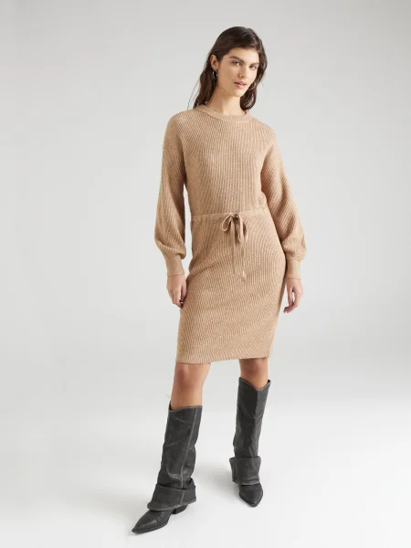 ONLY Rochie tricotat KATIA mokka maro
