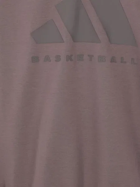 Велурен суитчър Adidas с принт кафяво
