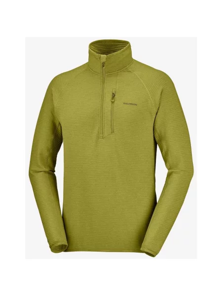 Polar Salomon Essential Lightwarm Half Zip oliwkowy S zielony