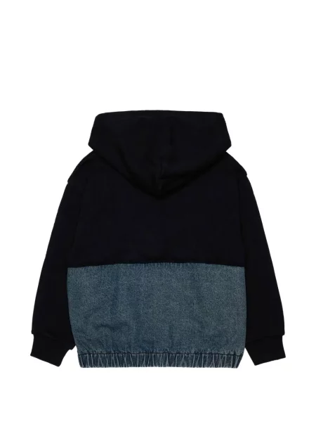 Bluza z kapturem dziecięca Mm6 Maison Margiela czarna