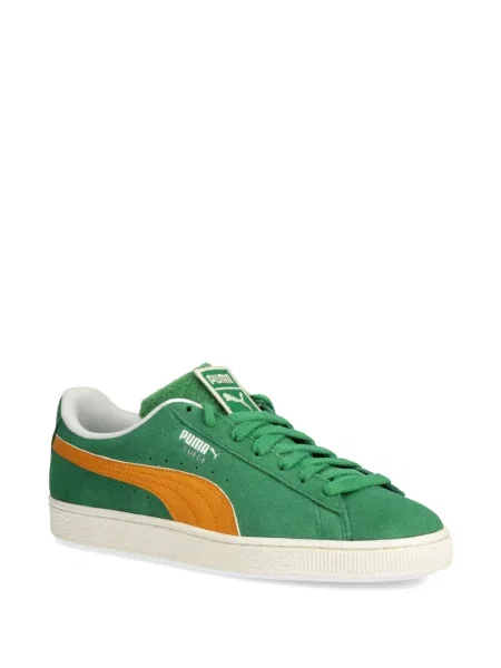 Sneakerși Puma Suede din piele de căprioară verde