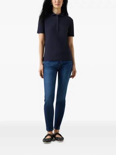 Tricou polo Bogner cu imagine albastru
