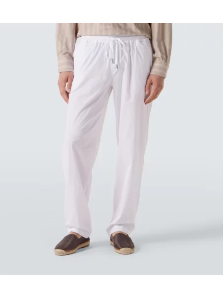 Pantaloni Fedeli alb