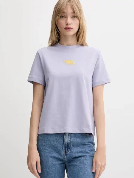Calvin Klein Jeans tričko fialové
