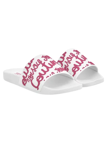 Klapki Versace Jeans Couture białe
