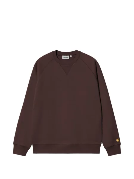 Hanorac Carhartt Wip cu broderie maro