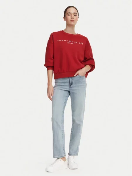 Tommy Hilfiger Jopa Temno rdeča