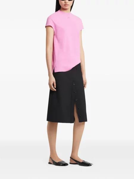 Tricou Courreges roz