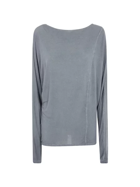 Lung tricou Uma Wang cu legături gri
