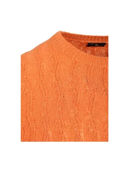 Sweter Etro pomarańczowy