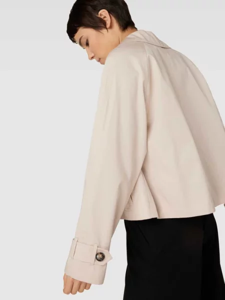 Trencz krótki z kołnierzem z połami More & More