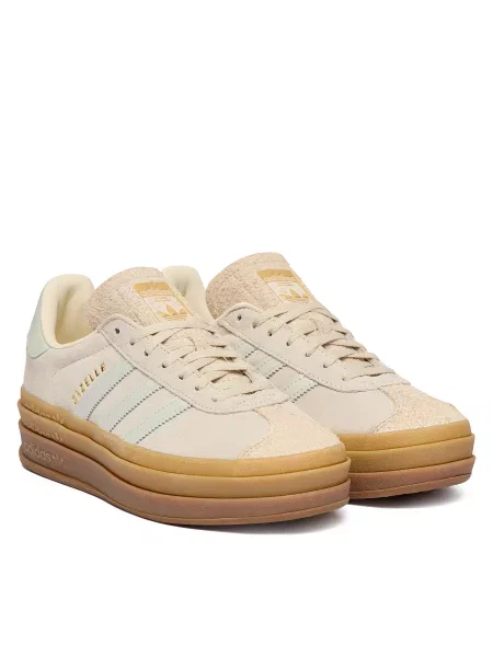 ADIDAS ORIGINALS Sportbačiai be auliuko GAZELLE BOLD rusvai pilka balta