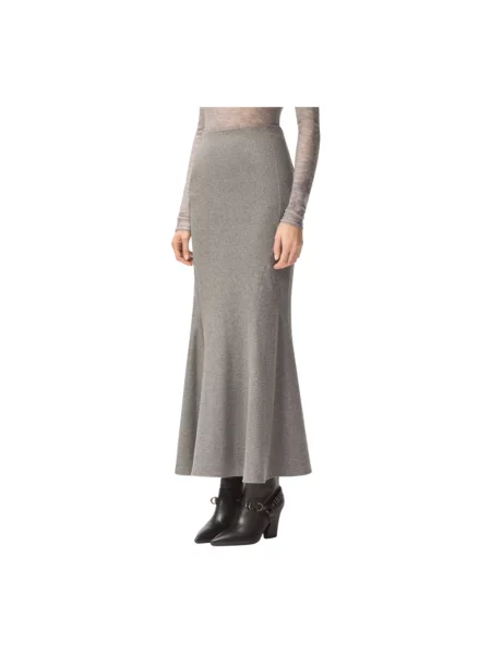 PINKO Spódnice Kobieta M Wełna Pabla Skirt szary