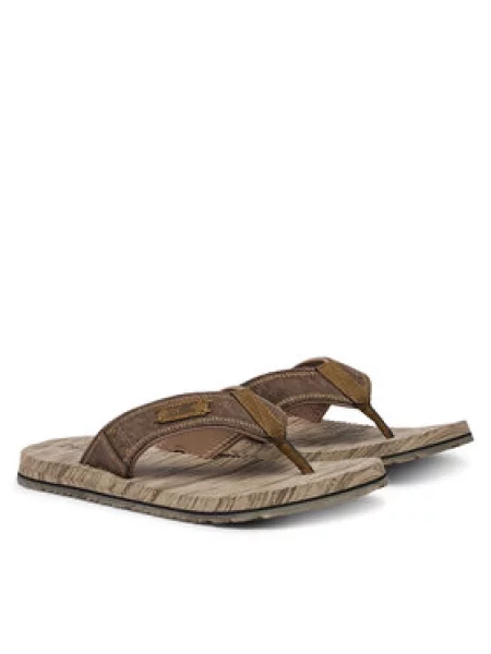 Pántos vietnámi papucs Skechers barna