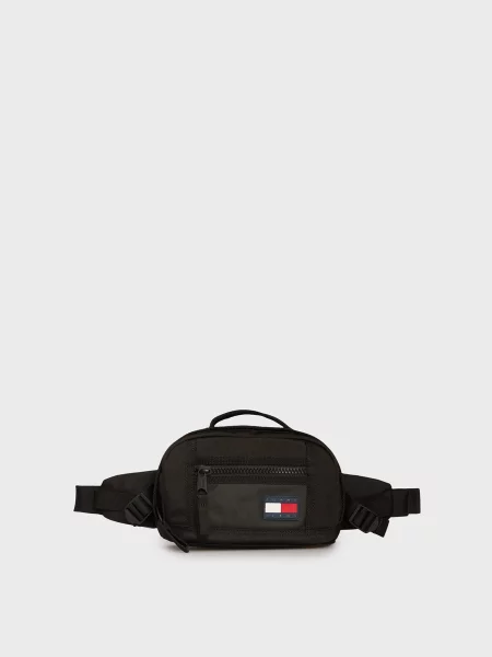 Поясна сумка Tommy Jeans чорна