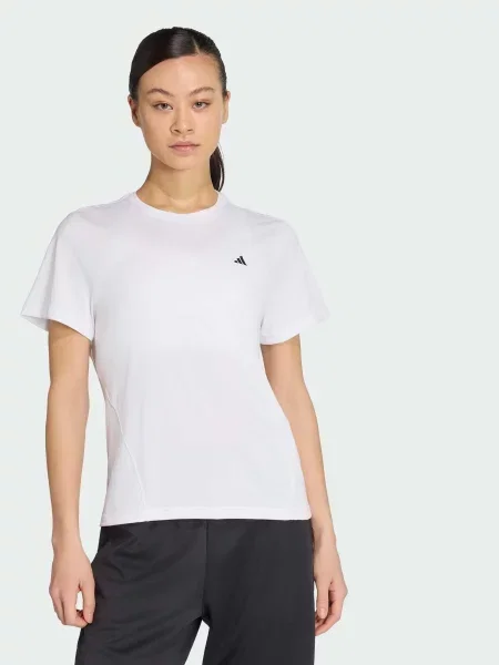 Переработанный футболка Adidas белая