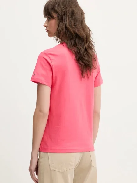 Tommy Jeans Majica Bubble Regular Fit roza