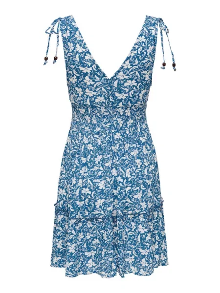 ONLY Rochie de vară ONLFERNANDA bleumarin alb