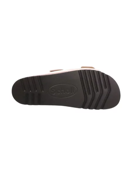 Scholl papuci din piele NOELLE roz