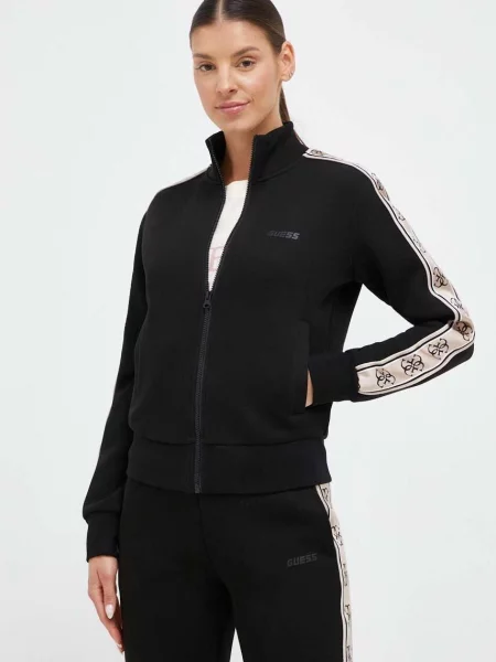 Dukserica Guess BRITNEY za žene s aplikacijom crna