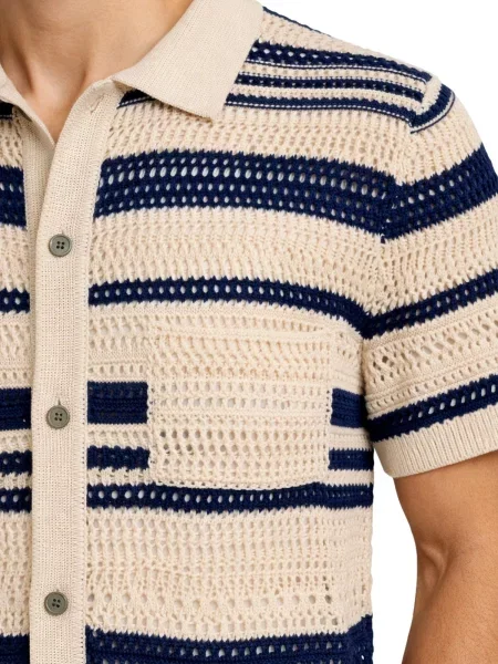 Jack & Jones Premium Kardigán Bluhamilton / modrá béžová