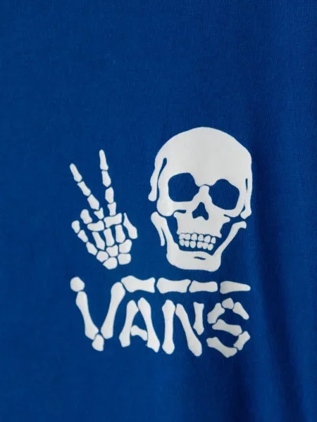 Тениска с дълъг ръкав Vans синьо