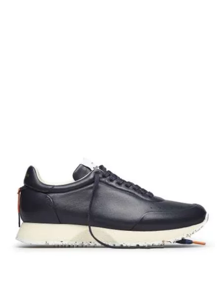 Sneakersy Barracuda skórzane niebieskie