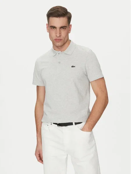 Lacoste Polokošeľa sivá