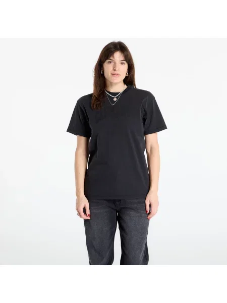 Póló Carhartt WIP S/S Faded Pond Corps T-Shirt UNISEX Black S fekete