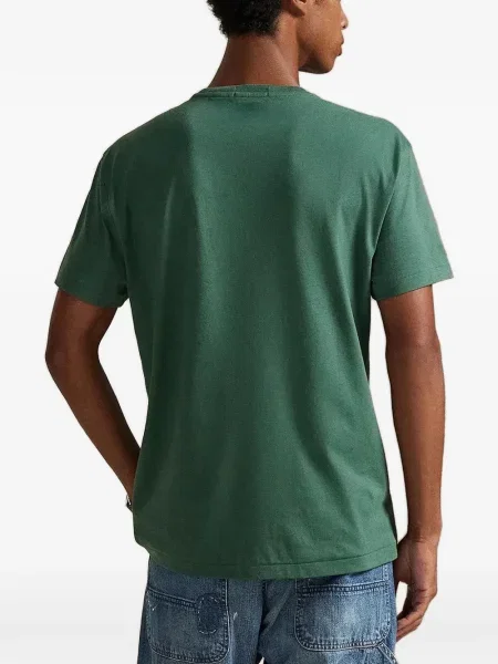 Kołnierzykowy polo Polo Ralph Lauren z frędzli w paski czerwone