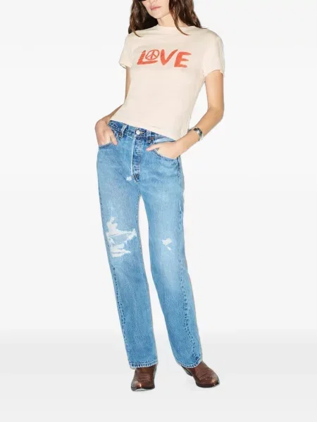 Scurt tricou Re/done cu imagine clasic