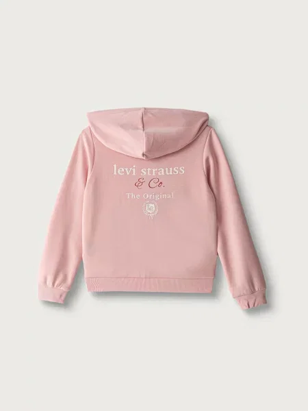 Суичър с качулка Levi's® розово
