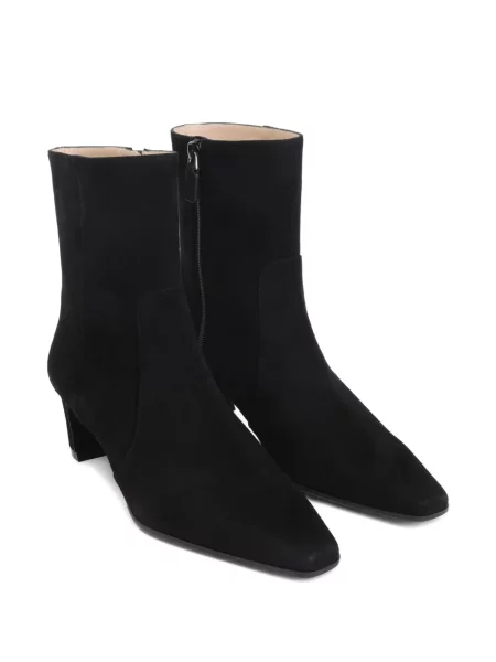 Botine Stuart Weitzman din piele de căprioară negru
