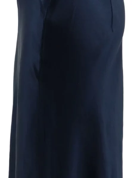 Fusta maxi Vince din satin albastru