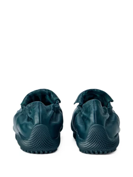 Sneakerși Lacoste din piele verde