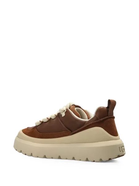 Sneakerși Ugg din piele maro