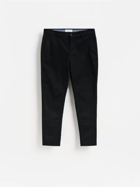 Reserved Pantaloni chino slim fit negru