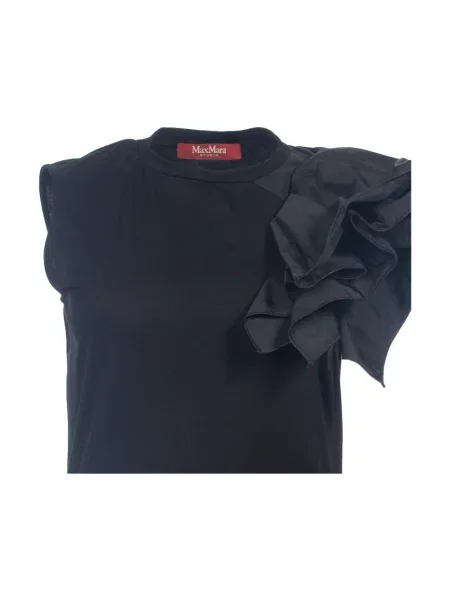Bluzka Max Mara Studio z falbankami czarna