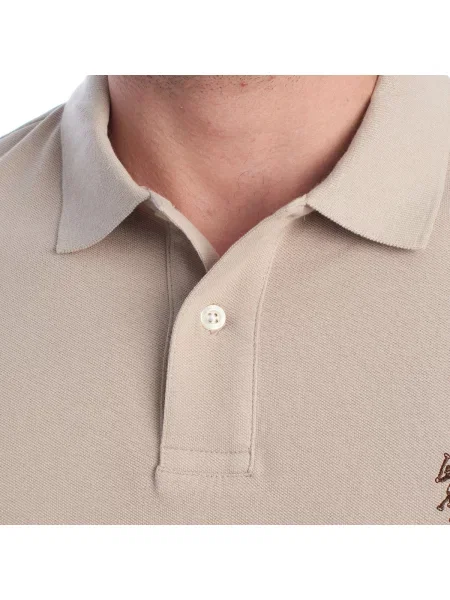 Tricou polo U.s. Polo Assn. bej
