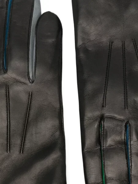 Mănuși Paul Smith din piele negru