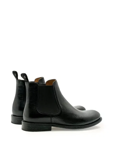 Botine chelsea Lottusse din piele negru