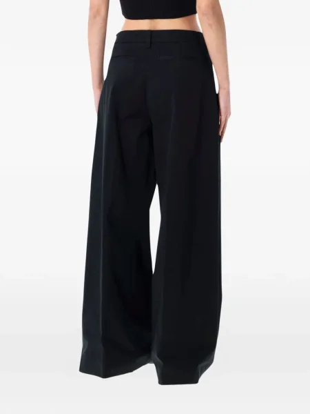Pantaloni Thelatest plisate negru