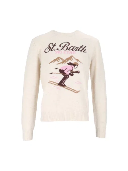 Sweter Mc2 Saint Barth beżowy