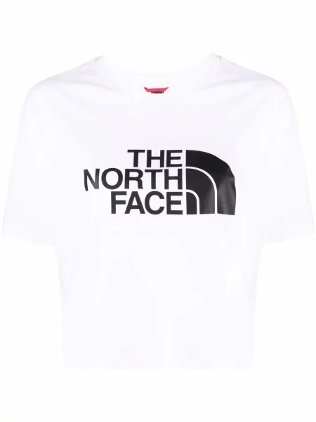 Tricou The North Face cu imagine alb