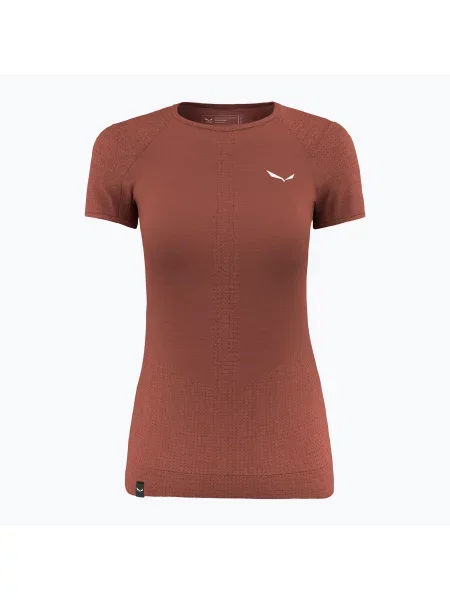 Tricou de trekking pentru femei Salewa Zebru Medium Warm Amr etruscan red roșu