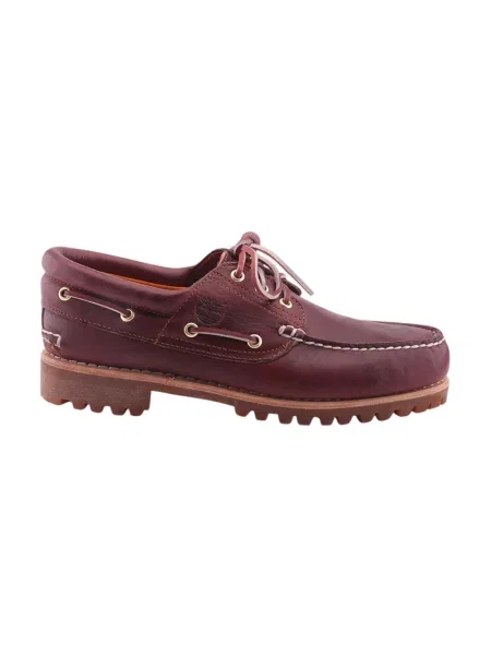 Timberland Mokasyny Authentics Boat 3 Eye Classic brązowy