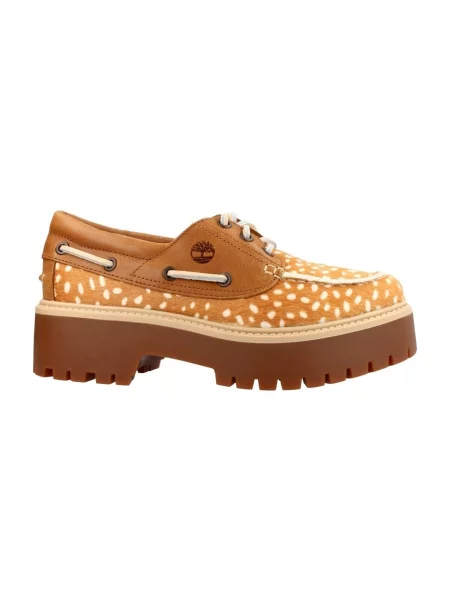 Pantofi Timberland streetstyle cu strasuri maro