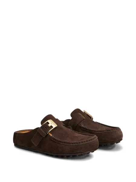 Mulės Tod's su sagtimis ruda