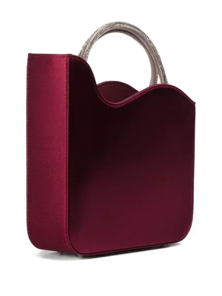 Geantă shopper Le Silla din satin roșu