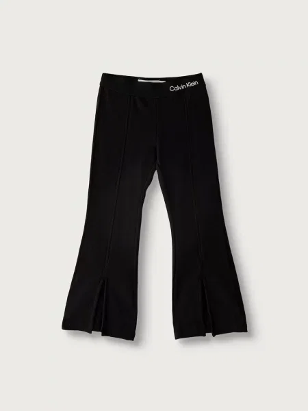 Pantaloni copii Calvin Klein Jeans negru